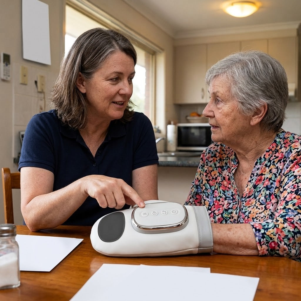 Amblewell WarmPress — hand therapist Bronwyn Ashcombe