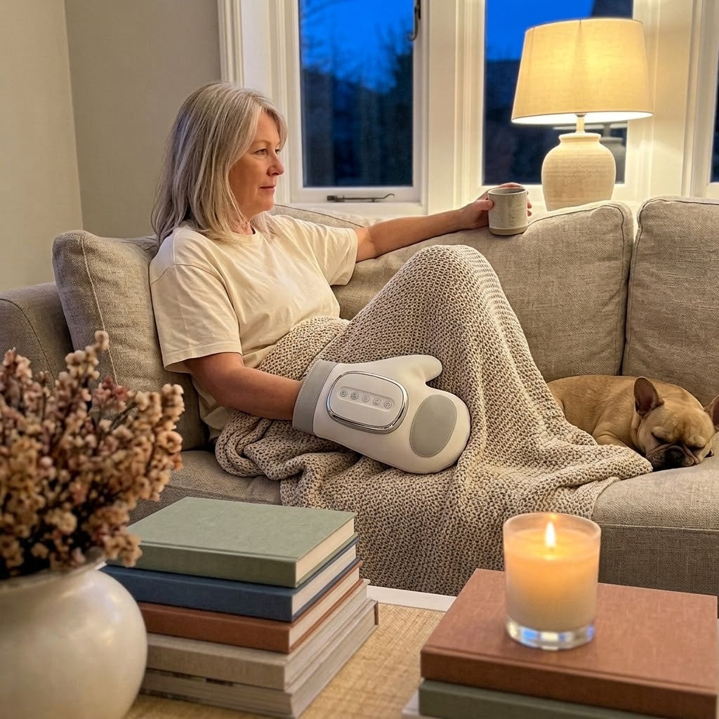 Amblewell WarmPress — evening on the sofa