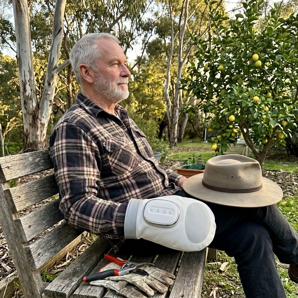 Amblewell WarmPress — back garden bench